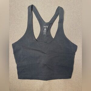Mate the Label organic cotton tank with built-in bra